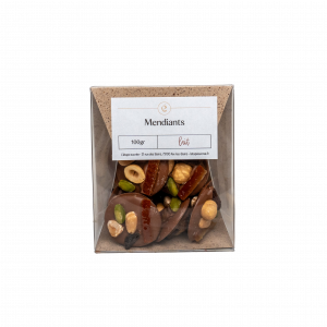 Boîte de mendiants au chocolat au lait 39%