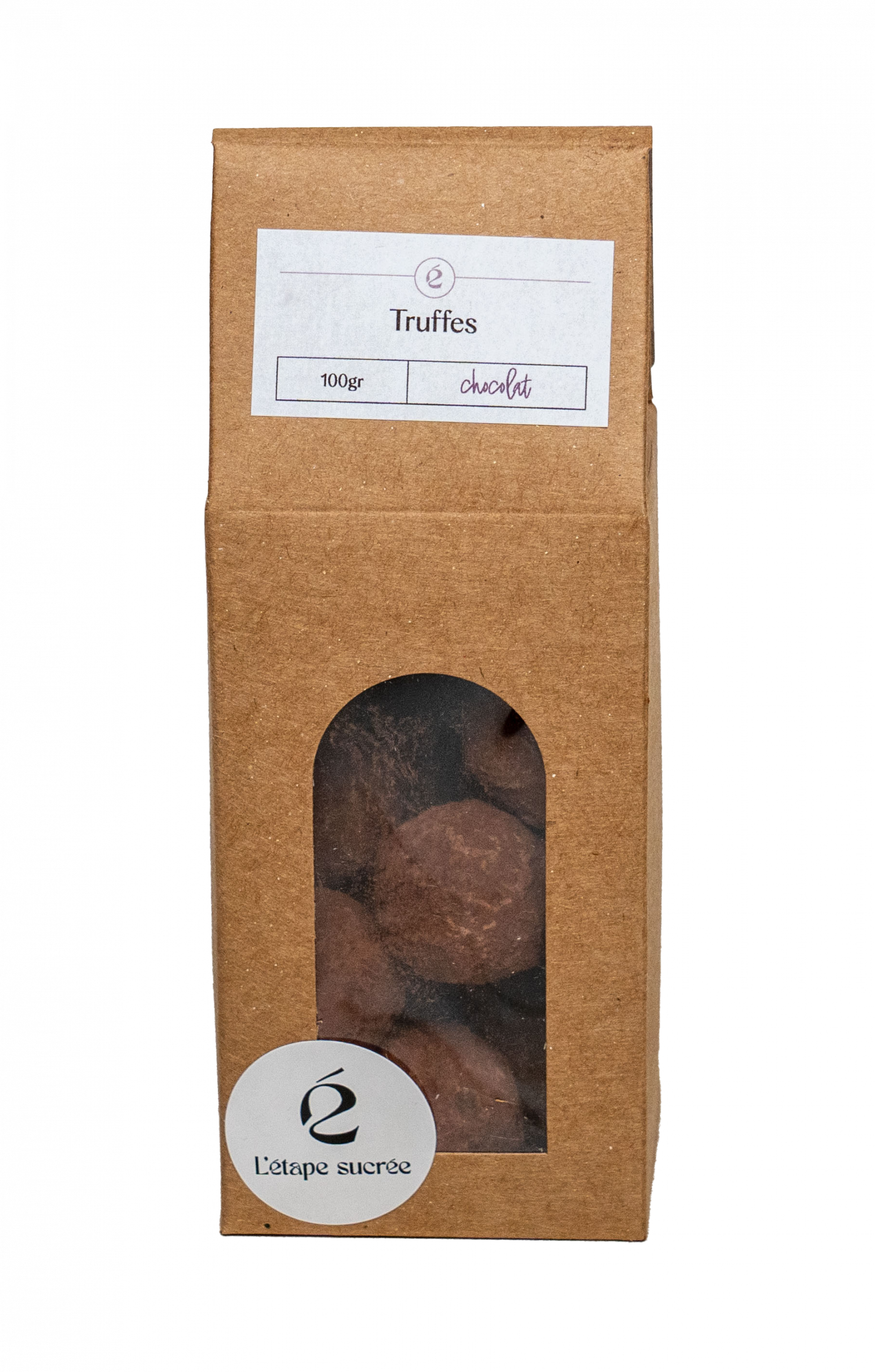 Boîte de truffes au chocolat